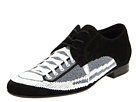 Donald J Pliner - Vouch (White Beaded/Black Suede)