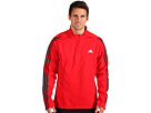 adidas - Response Fleece L/S Half-Zip Top (Red/Solid Grey)