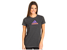 adidas - EQT10 Run Graphic S/S Tee - Heather (Dark Grey Heather/Sharp Purple)