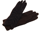 Echo Design - Ruched Boucle Gloves (Dark Brown)