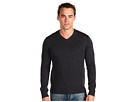 Victorinox - Wool Nylon Poly Twill V-Neck Sweater (Charcoal Heather)