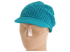 Echo Design - Quilt Stitch Newsboy Hat (Peacock Blue)