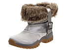 Rockport - Finna Scrunch Fur (Steel Nylon/Winter White Patent)