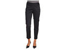 AK Anne Klein - Side Zip Slim Capri (Black)