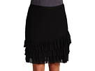 DKNYC - Mini Skirt w/Asymmetrical Hem (Black)