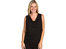 DKNYC - Sleevelss Cowl Neck Tunic (Black)