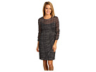 DKNYC - Crinkle Croc Dress (Black)