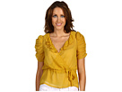 Christin Michaels - Bali Ruffle Blouse (Yellow)