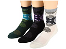 Smartwool - Kilim Patchwork 3-Pair Variety Pack (Natural/Evergreen/Black,Imperial)