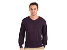 Fitzwell - Kevin V- Neck Sweater (Plum Heather)