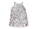 Biscotti - La Belle Fleur Dress w/Allover Flowers (Toddler) (Silver)