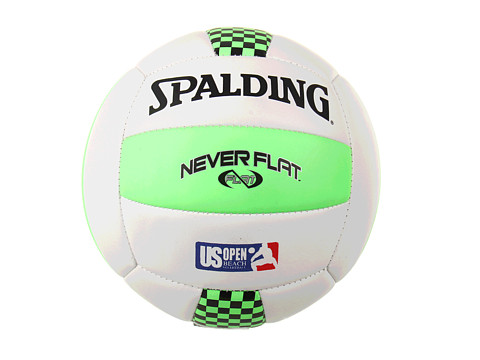 UPC 029321721012 product image for Spalding King of the Beach NeverFlat Volleyball (Green/White) Athletic Sports Eq | upcitemdb.com
