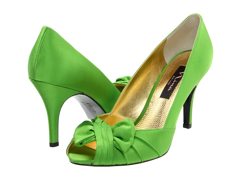 Nina Forbes (Apple Green Satin) Women