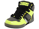 Osiris Kids - NYC83 Kids (Toddler/Youth) (Black/Lime/Charcoal)