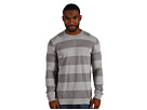 Quiksilver - Snit Stripe L/S Pullover (Zinc Grey) - Apparel