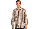 Lucky Brand - Shingletown Western L/S Shirt (Natural/Brown)