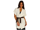 Joan Vass - Belted Sweater Cardigan (Seasalt)