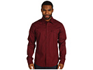 Fox - Clean L/S Woven (Burgundy)