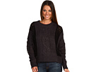 Brigitte Bailey - Seraphina Cable Knit Sweater (Coal/Black)