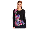 Jones New York Sport - L/S Floral Print Crew Neck Top (Multi)