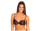 Calvin Klein Underwear - Satin Glam Underwire Demi Bra F4012 (Dark Chocolate)