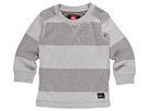 Quiksilver Kids - Snit Stripe L/S Knit (Infant) (Zinc Grey)