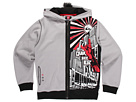 Quiksilver Kids - Sea Hawk Fleece (Big Kids) (Zinc Grey)