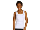 Nike - Classic Shared Athlete Tennis Tank (White/White/White/Black)