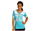 Nike - Football Burnout Tee (Turquoise Blue/Birch Heather/White/Turquoise Blue)