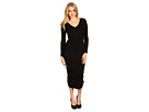 French Connection - Ruby Ribs L/S Dress (Black)