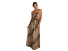 Tibi - Strapless Dress (Brown Multi)