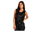 Jones New York Collection - S/L Sequin Mesh Shell (JBlack Multi)
