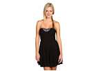Free People - Strapless Scallop Dress (Black)