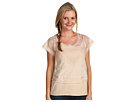 Free People - Embroidered Mesh Crop Top (Ivory)