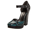 Nine West - Aroundtown (Turquoise/Grey Snake Synthetic)