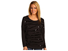 DKNYC - L/S Tee W/ Animal Stripes (Black)