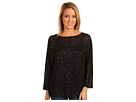 DKNYC - Bracelet Sleeve Boatneck Pullover (Black)