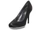 Stuart Weitzman Bridal & Evening Collection - Platfrance (Black Satin) - Footwear