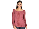Green Dragon - Damask Pointelle Tunic (Berry Henna)