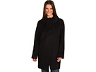 MICHAEL Michael Kors - Mohair Single-Breasted Swing Coat (Black)