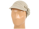 Fossil - Braylin Novelty Military Hat w/ Crochet Flower (Grey)