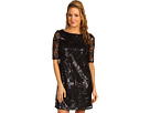 Jax - 3/4-Sleeve Tunic Dress (Black)