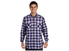 Nautica - L/S Medium Tartan Shirt (Naut Blue)