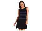 Theory - Mayalu Vintage Dress (Black/Cornflower Blue)