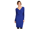 Tahari by ASL - Linda Ruched Bodice Dress (Sapphire)