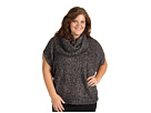 MICHAEL Michael Kors Plus - Plus Size Convertible Batwing Sweater (Black)