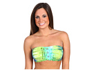Lucky Brand - Caribbean Crush Bandeau Top (Fern Grott)