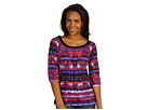 Calvin Klein Jeans - 3/4 Sleeve Ecstatic Print (Polished Pink)