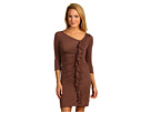 Promiscuous - Sheene Ruffle Dress (Mocha)