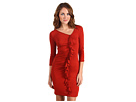 Promiscuous - Sheene Ruffle Dress (Rust)